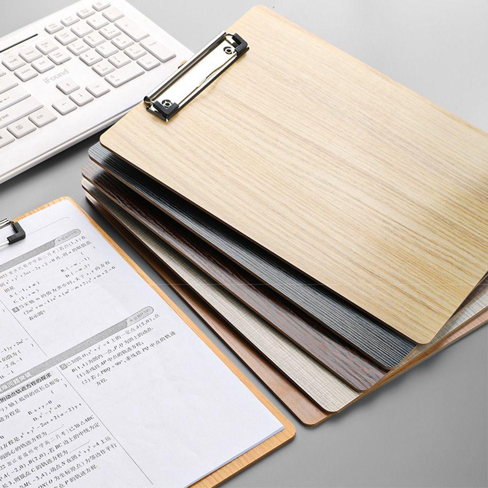 Reinforced A4 Memo Folder Hardboard File Clip Board Portable Writing Clipboard Sketching Board