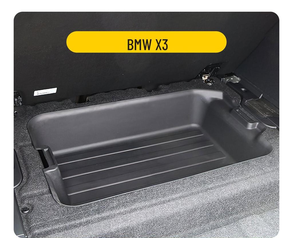 Этот модифицированный отсек для хранения в багажнике подходит для моделей BMW X1, X2, X3, X5, X6 и X7, идеально подходит для организации вашего груза.