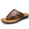 Fashion Men's Sandals 2024 Summer New Fashion Casual Cowhide Slippers for Men Outdoor Beach Flip-flops Zapatos De Hombre Shoes Male