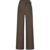 Juziannaqu Women's Modern Belted Wide-Leg Trousers