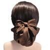 Ribbon Bowknot Spring Clip Korean Style Hair Net Cover Elegant Nurse Hair Clip  Office