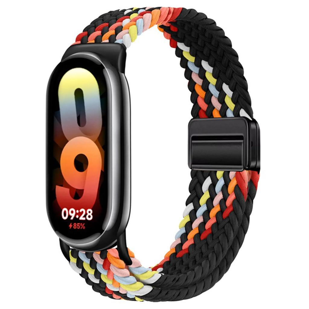 Нейлоновый ремешок Solo Loop для умных часов Xiaomi Mi Band 9/10 Сменный дышащий браслет для Xiaomi Band 8/9 Спортивный ремешок Correa