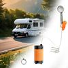 Походный душ, Портативный душ, Интеллектуальный светодиодный дисплей, Перезаряжаемый 4800 мАч, для пеших походов, кемпинга, автомобиля