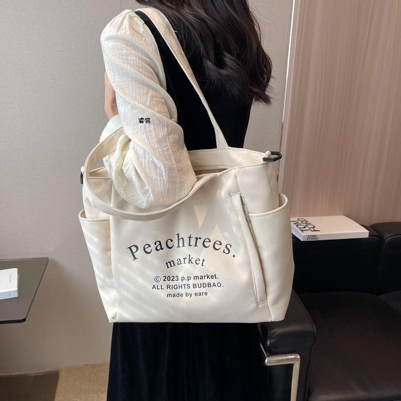 Сумка большой вместимости, женская большая сумка, портативная сумка через плечо с буквами