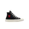 (Дети) X Play Comme Des Garcons Одинокое Сердце Chuck 70 Hi Черный