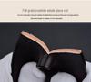 Men's Extra Large Genuine Leather Belt with Black Automatic Buckle - Simple Business Style