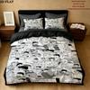 Heartstopperjem Pattern Bedding Quilt Set Quilt Cover Pillowcase Home Birthday Gift(1 * Duvet Cover + 2 * Pillowcase, Without Core)