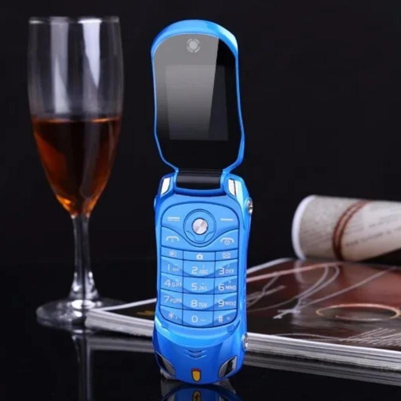 Newmind F15 раскладной телефон 2G GSM Dual SIM мини спортивная модель автомобиля сотовый телефон разблокированная клавиатура мобильная поддержка камера фонарик