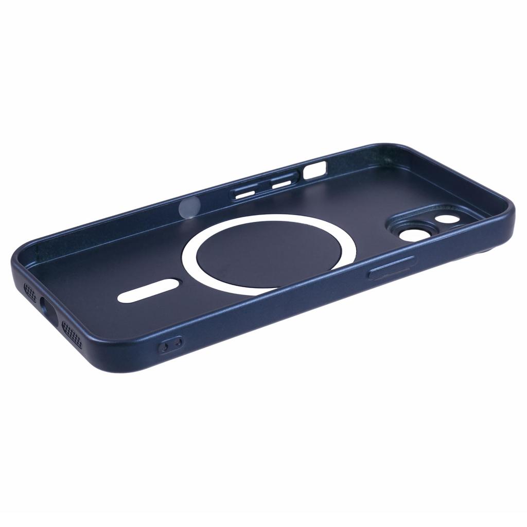 For iPhone 15 Plus Protective Case with Lens Film Compatible with MagSafe Rubberized TPU Phone Cover