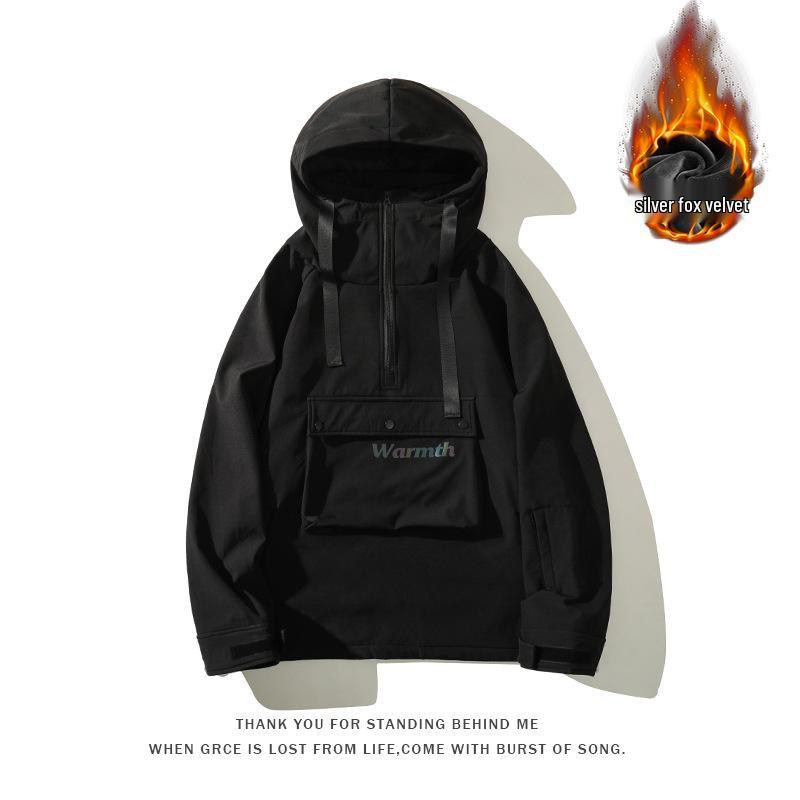 Унисекс Толстый Лыжный Костюм с Капюшоном - Модная Зимняя Спортивная Одежда для Пар