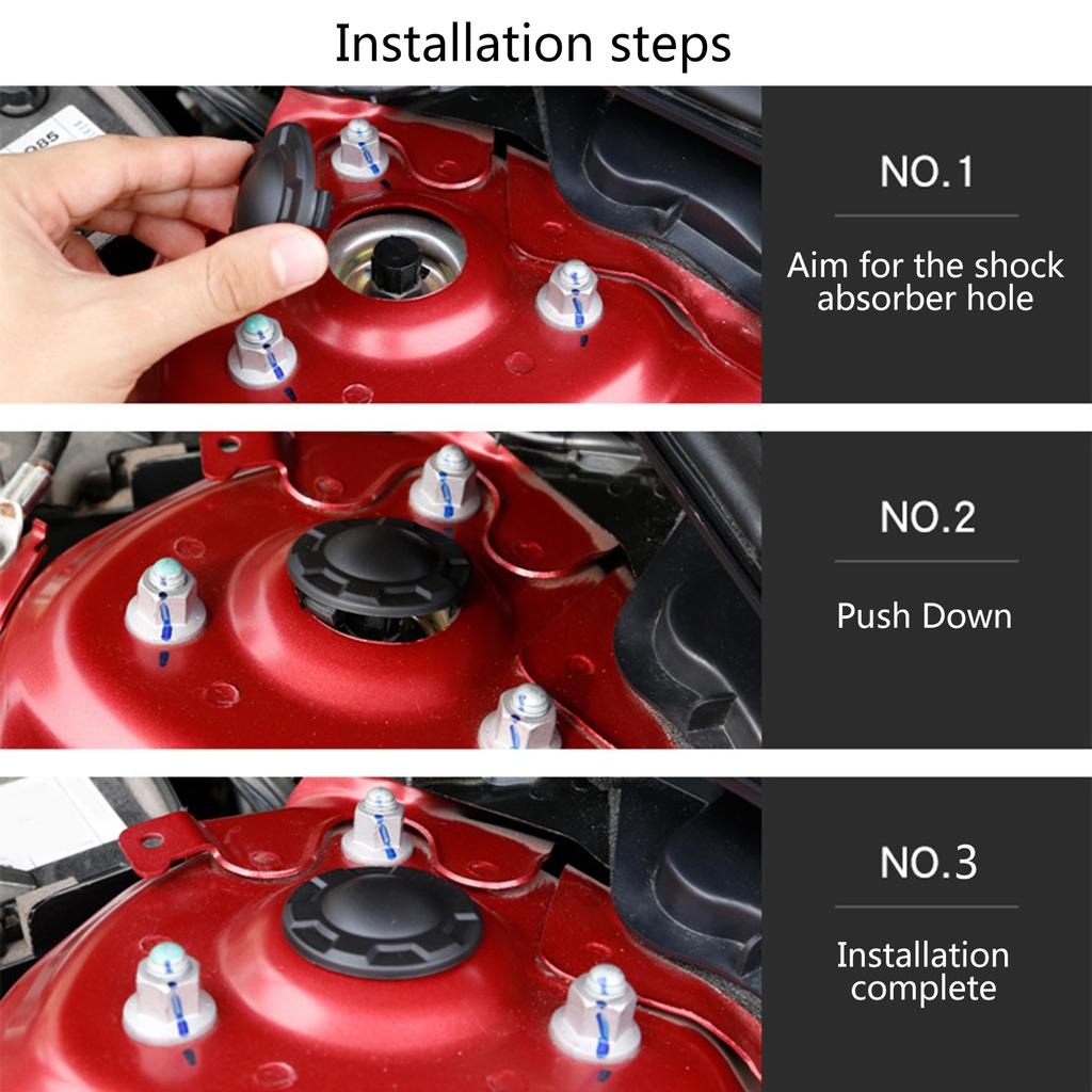 1 пара АБС черный пыльник амортизатора защитный колпачок подходит для 3 6 CX-3 CX-5 CX-9 2014 2015 2016 2017 2018