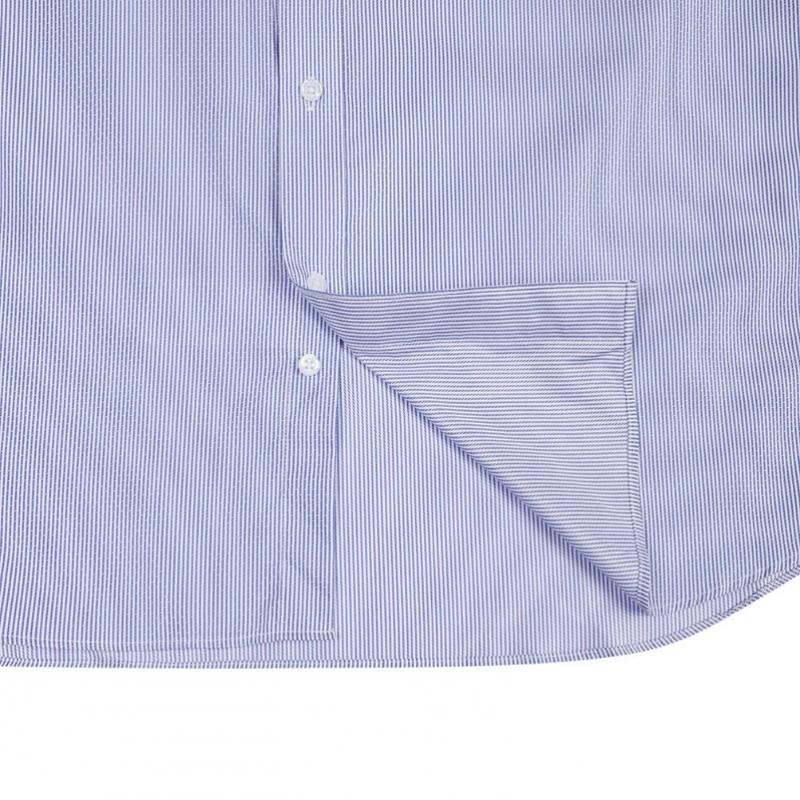 Daks 26ss Хлопковая смесовая рубашка в полоску Regular Fit, простая в уходе Dmp1shdl120b1