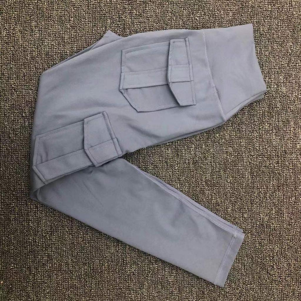 Women Leggings Fitness Sports High Waist Leggins Pocket Push Up Pants Workout Leggings Cargo Pants Casual Hip Pop Pants