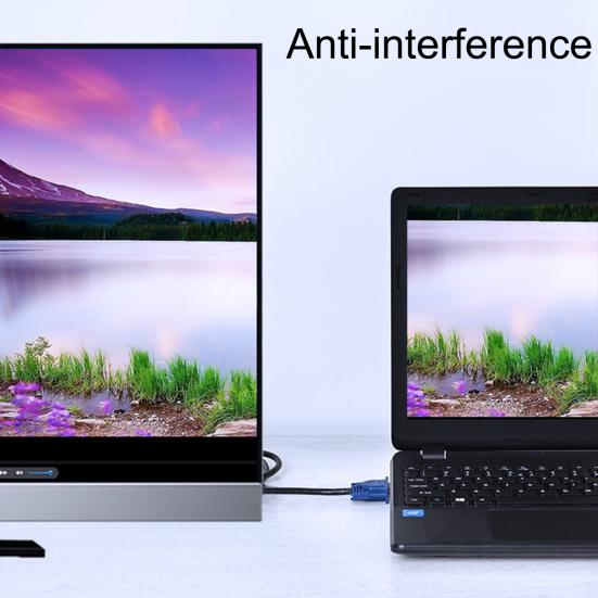 Удлинительный кабель VGA Практичный HD-совместимый 150/300 см Папа-Мама Адаптер-удлинитель для компьютера