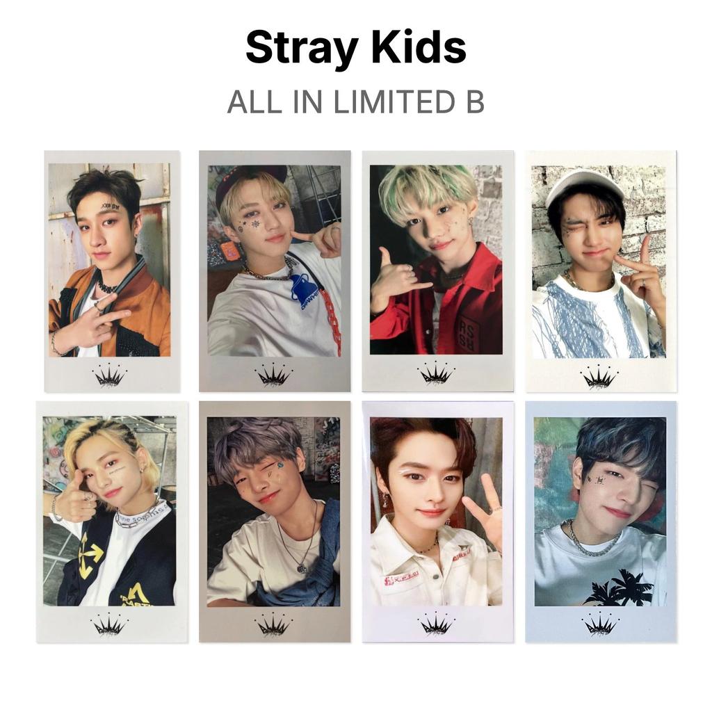 Stray Kids ВСЕ В ОГРАНИЧЕННОМ ИЗДАНИИ B Официальная фотокарточка