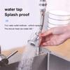 Stainless Steel Faucet Extender Anti-splash Tap Adjustable Booster Faucet Shower Diffuser 360° Rotatable Nozzle Kitchen Gadgets