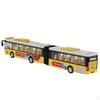 1:50 Alloy Bus Sightseeing Car Model Vehicle Kid Toy Christmas Gift Yellow