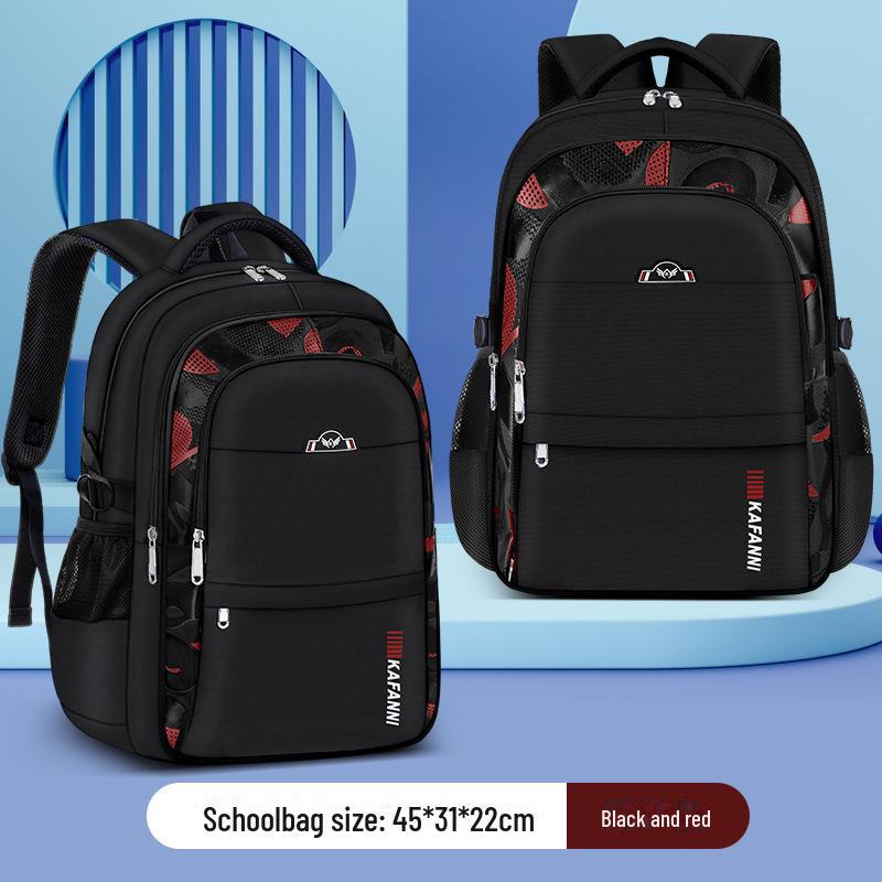 "2023 Stylish, Large Capacity, Spine-Supporting Backpacks for Boys In Grades 3-6 & Junior High"