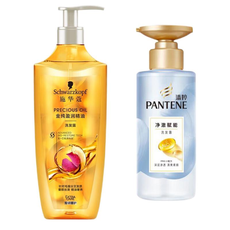 Schwarzkopf Набор шампуней Gold Pure & Pantene PRO-V