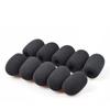 10Pcs Microphone Windscreen Sponge Cover Headset Mic Foam Cover Protective Cap For Gooseneck Meeting Mic