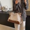 Large Capacity Canvas Summer Luxury Versatile Crossbody Bag for Work, Commuter Tote Bag, Outward Handbag