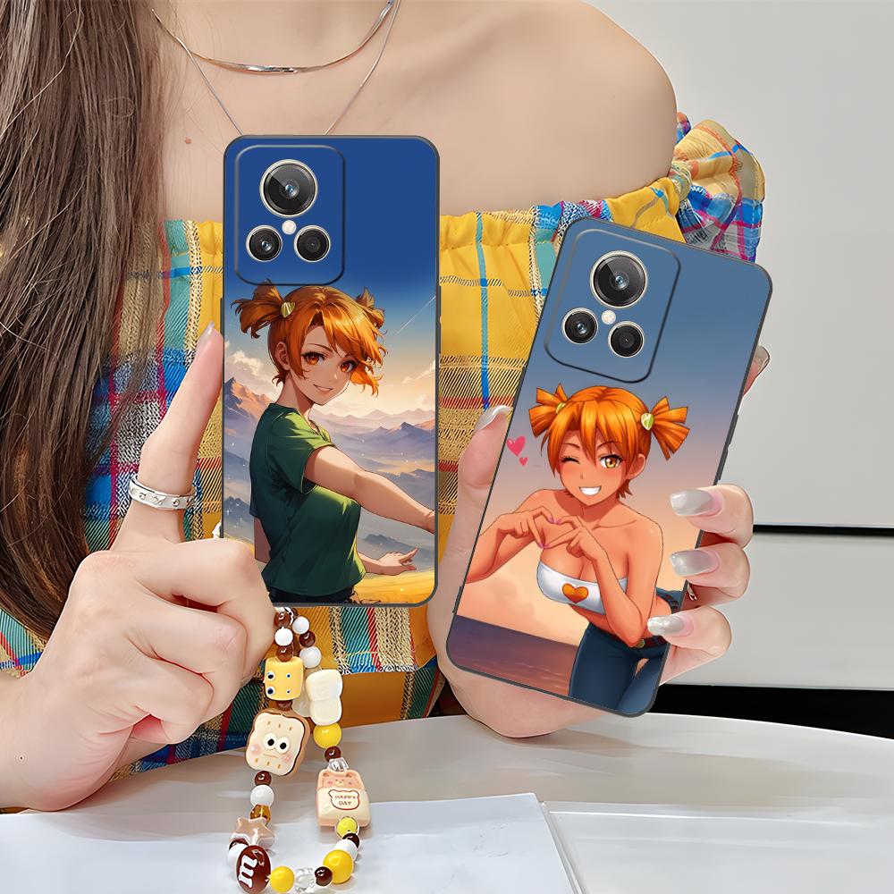 Вечное Лето Алиса Матовый Чехол для Мобильного Телефона для Realme GT 8 Neo Pro C75 73 71 C67 65 C55 53 C35 31 C20 15 Цветной Чехол