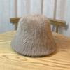 Solid Faux Fur Bucket Cap Women's Basin Hat Winter Hat Korean Casual Japanese Hats