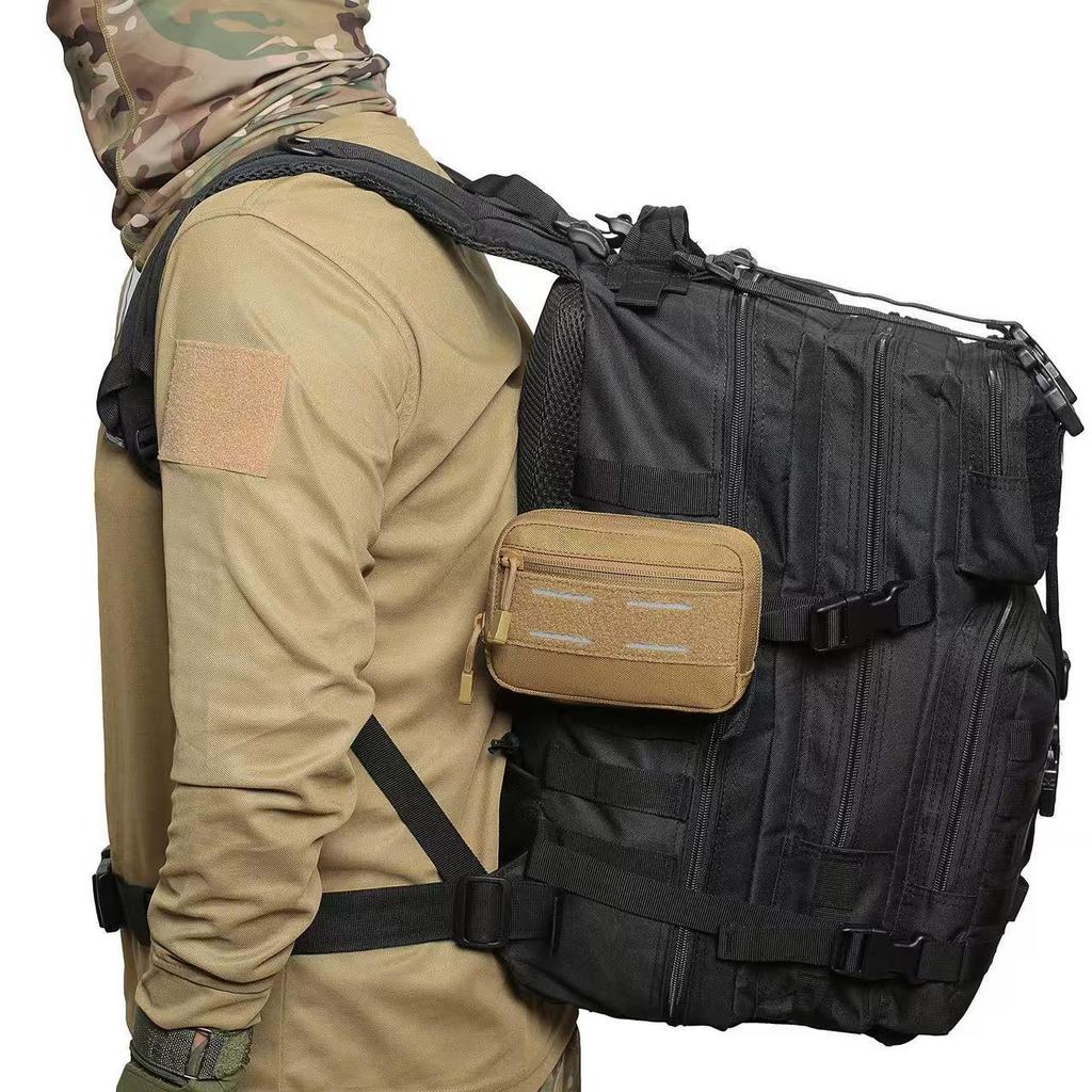 Coin Purse Wear-Resistant Outdoor Sports Bag Tactical Molle Pouch Scratch-Resistant Waist Fanny Pack For Camping Hunting Hiking