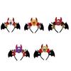 Gothic Halloween Skull Headband Simulation Flowers Day of The Dead Hairband  Festive Decorations