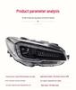 Subaru Impreza 15-20 Headlight Assembly: WRX LED DRL & Sequential Turn Signal