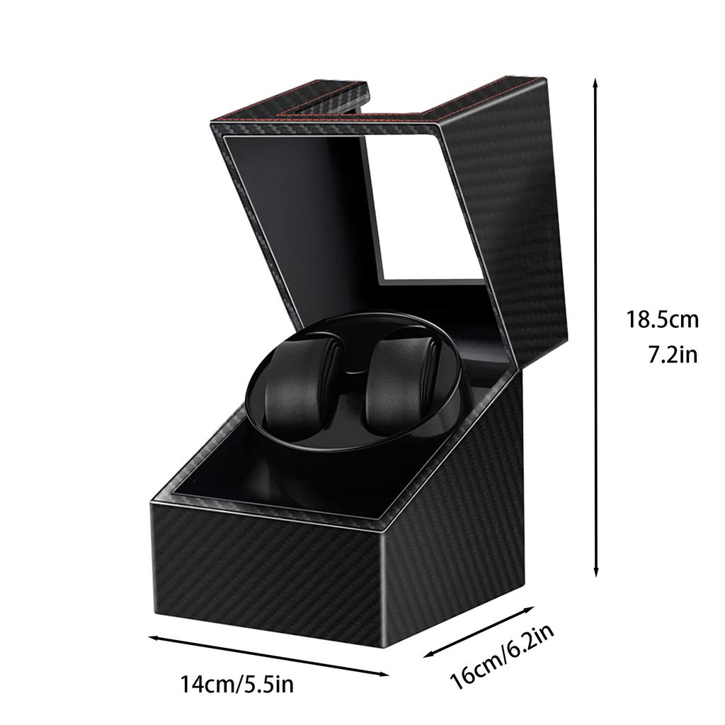 2 Watch Winders for Automatic Watches with Quiet Japanese Mabuchi Motor,Automatic Watch Winder for Men's and Women's Watches