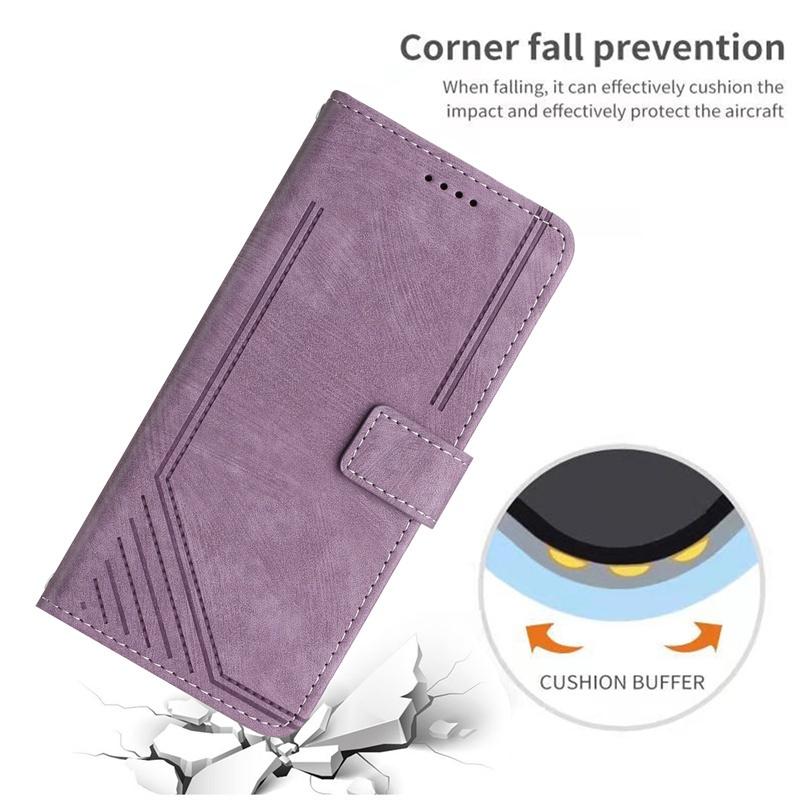 Casing For Tecno Camon 30 Premier Pova 6 Pro Neo Li9 CL9 4g 5g Leather Case Wallet Long Rope Flip Strap Crossbody Shoulder Card Slots Cover