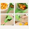1pc Green Multifunctional Juicer Handheld Non-electric Lemon Squeezer Fruit Vegetable Small Juicer Manual Juicer