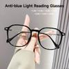 Fashion Blocking Blue Light Reading Glasses Women High Quality Anti-Blue Light Eyeglasses Woman Transparent Readers
