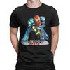 Retro Vintage Metroid Dread Cartoon Game Merch Shirt for Men Women Cool Cotton Graphic Printed Clothing