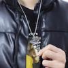 Zinc Zinc Alloy Basketball Fans Necklace Hip Hop Sweater Chain Punk Choker Cross Necklace  Gift
