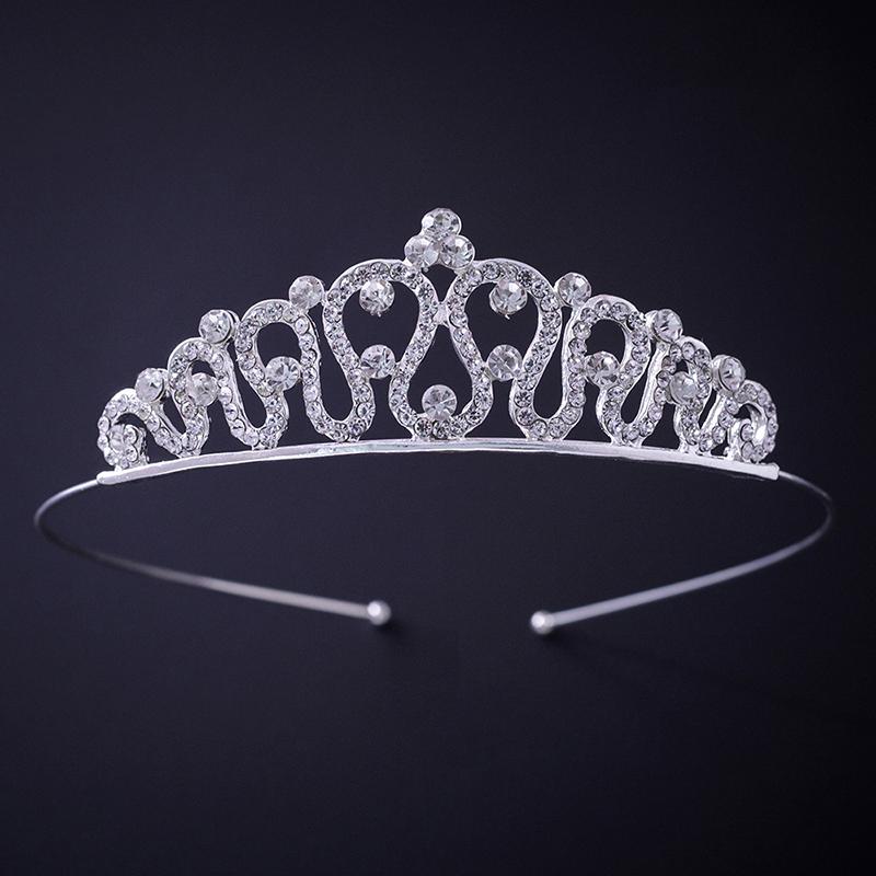 Women New Sweet Wind Princess Tiara Birthday Party Crown For Performance Party Decorative Crown