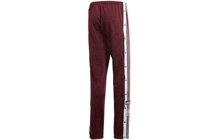 adidas Оригинальные вязаные спортивные штаны мужские темно-красные DH5752