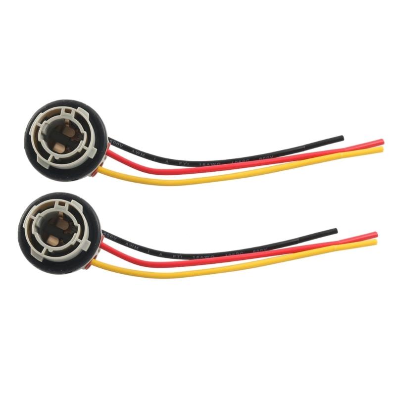 Разъем-патрон для светодиодной лампы Металл и пластик Жгут проводов патрона стоп-сигнала для надежной работы задних и стоп-сигналов