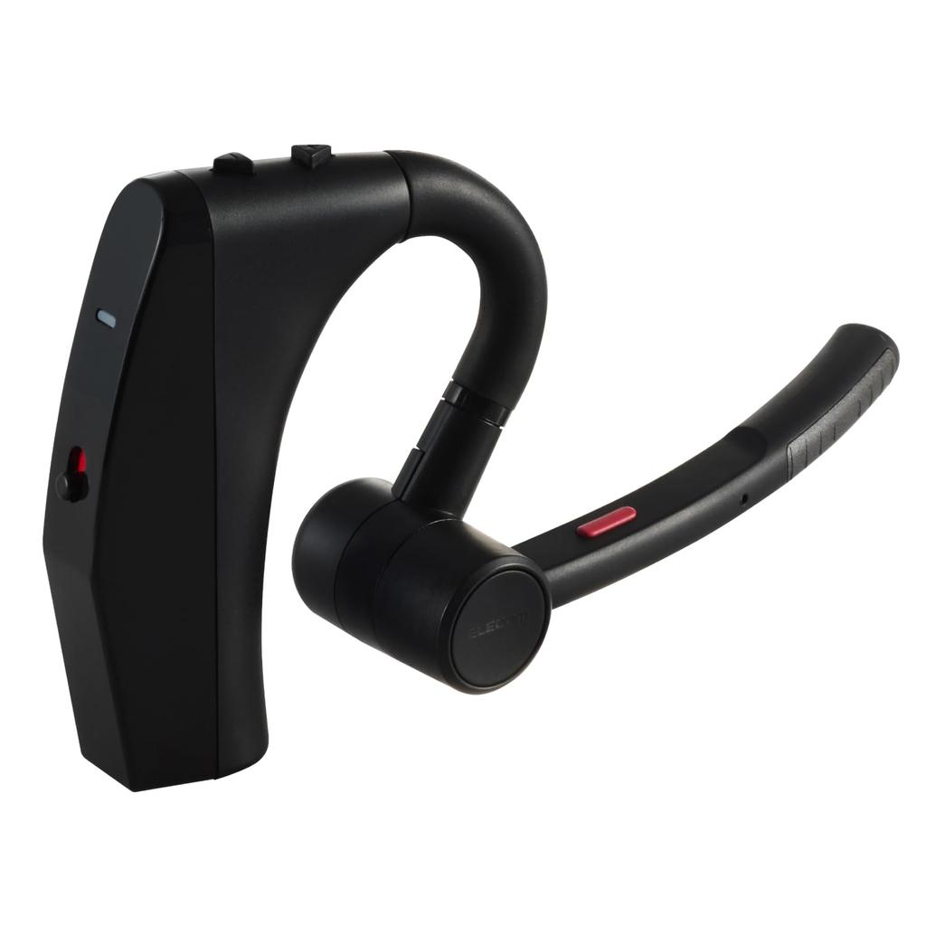 ELECOM Bluetooth Single Open Dual Noise Compatible with HD Maximum Continuous Standby 100 Compatible with Black Headset, Wireless, Ear, Ear,