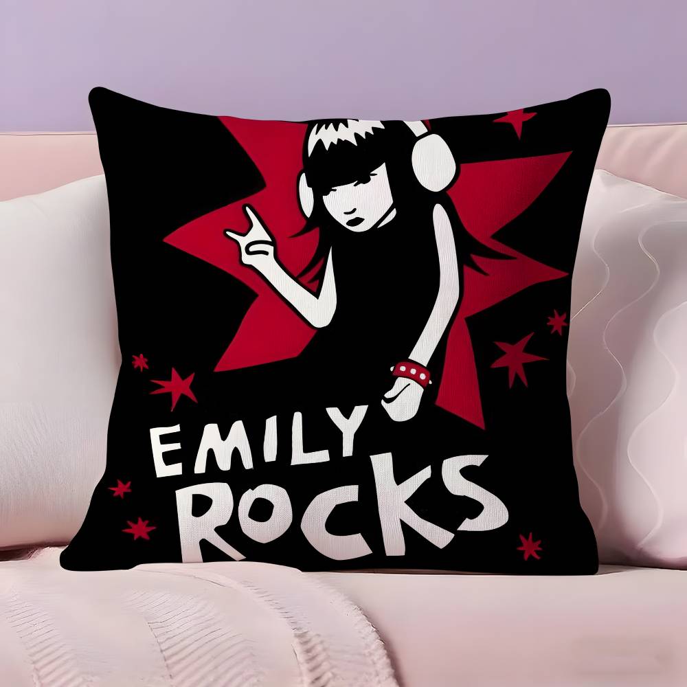 Подушка E-Emily The S-Stranges Мягкая, приятная для кожи ткань, комфорт как в облаках, скрытая молния