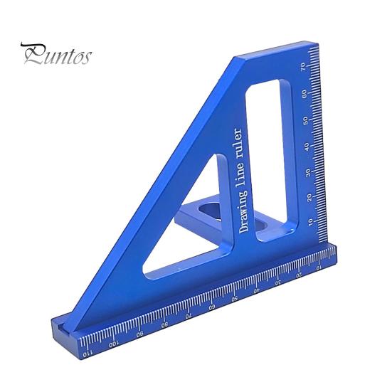 3D многоугловая измерительная линейка, высокоточный легкий портативный транспортир из алюминиевого сплава с углом наклона 45/90 градусов для деревообработки