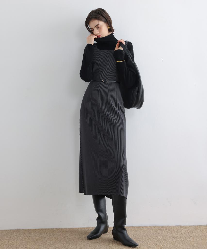 Pleats Mood Soli Pleats Sleeveless Dress