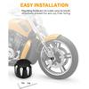 PBYMT Черная крышка гайки передней оси CNC алюминий Совместима для Harley Davidson Touring Road King Street Glide Electra Glide Softail Sportster Iron
