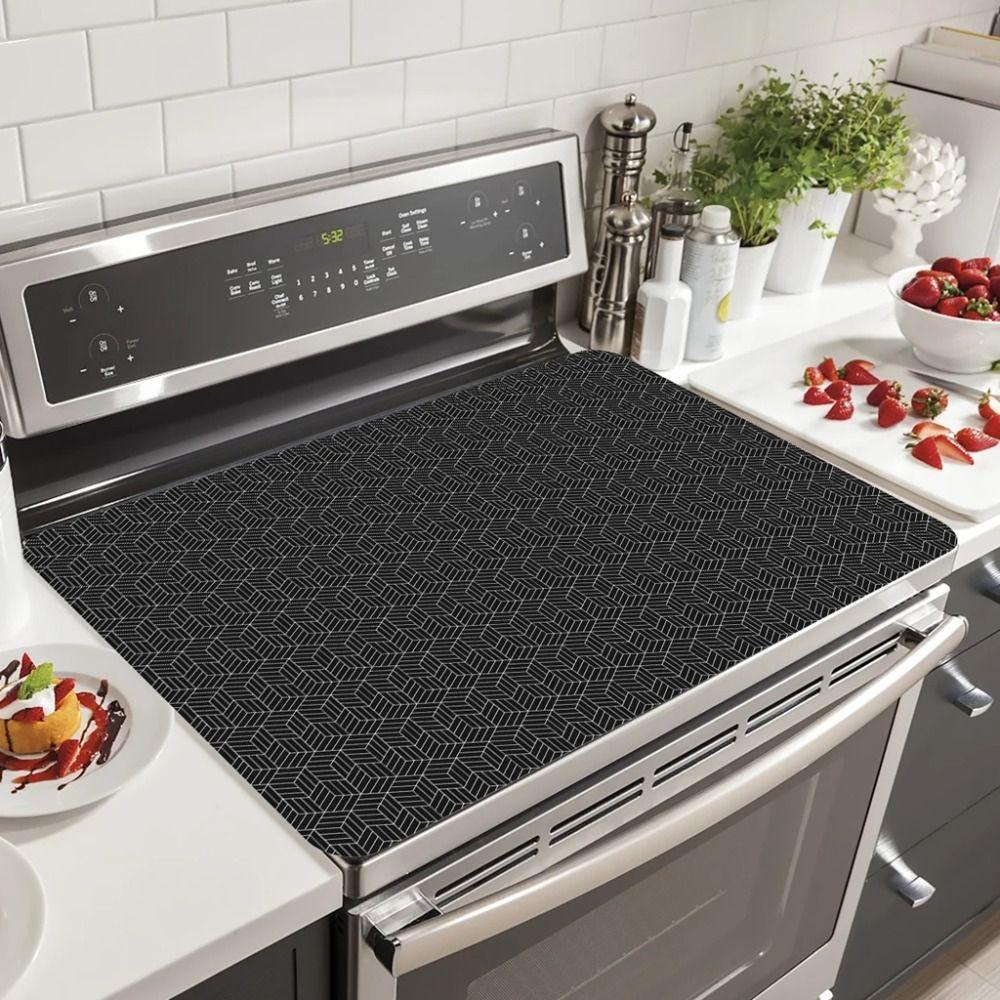 52×78 см Крышки для индукционной плиты Термостойкий защитный коврик для варочной поверхности Коврик для индукционной варочной поверхности кухонный