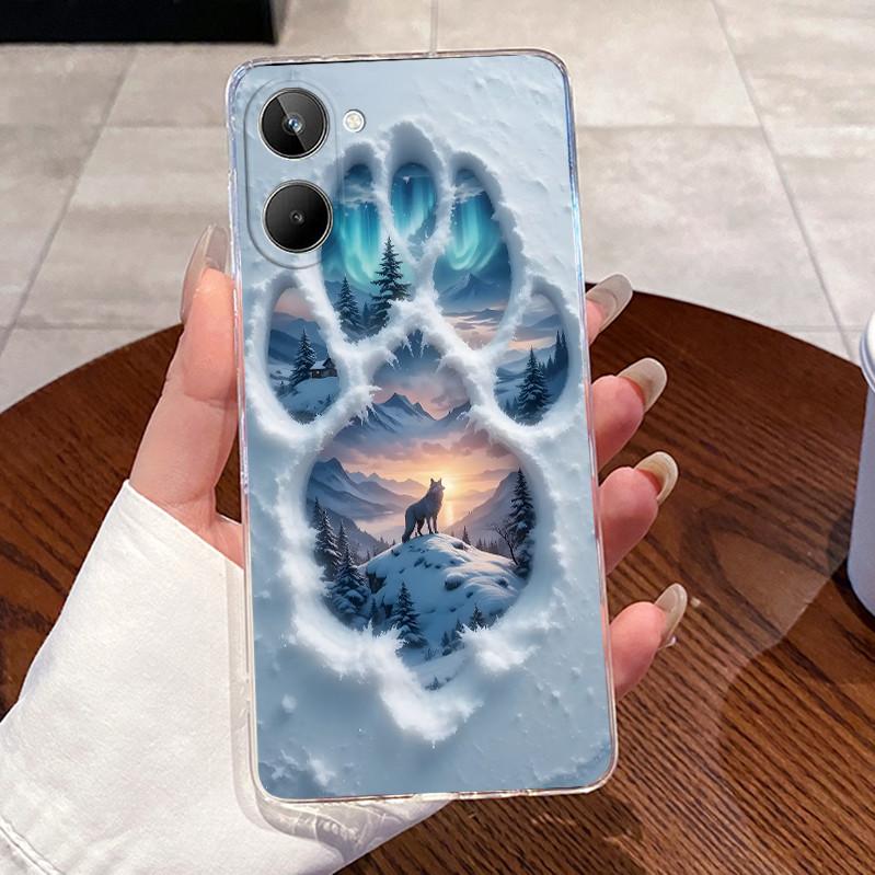 For Realme 10 4G Case RMX3630 Clear Luxury Cute Love Heart Rabbit Funny Soft Silicone Back Cover For Realme 10 Phone Case Bumper