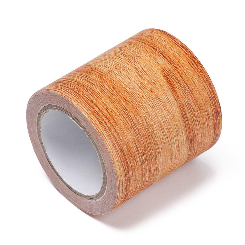 5 м/рулон деревянная лента для ремонта мебели, самоклеящиеся дверные наклейки, украшение для дома