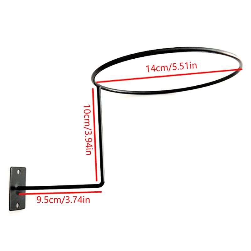 Слотвал Кольцо-держатель для мячей Прочный стальной проволочный металлический колпак Стойка для демонстрации кепок Слот-стена Вешалка для баскетбольных мячей Стенд для демонстрации