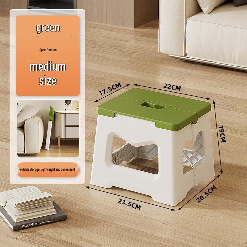 Компактный детский складной табурет для обуви и использования на открытом воздухе