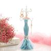 Mini Manikin Jewelry Stand Lady Mannequin Jewelry Organizer with 8 Hooks 2 Tier Necklace Bracelet Earring Ring Holder Display Stand